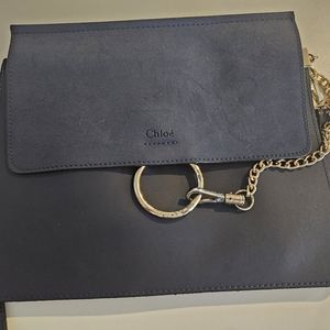 Chloe Crossbody Messenger bag navy blue
